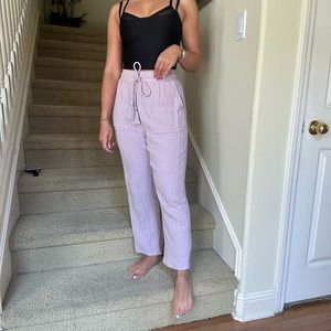 Le Lis double lined lilac pants